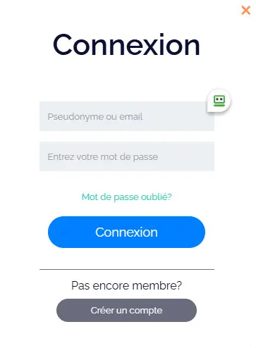 Connexion des membres du Spin Panda Casino