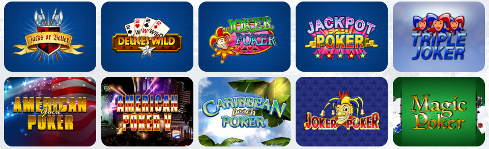 Video Poker Spin Panda Casino