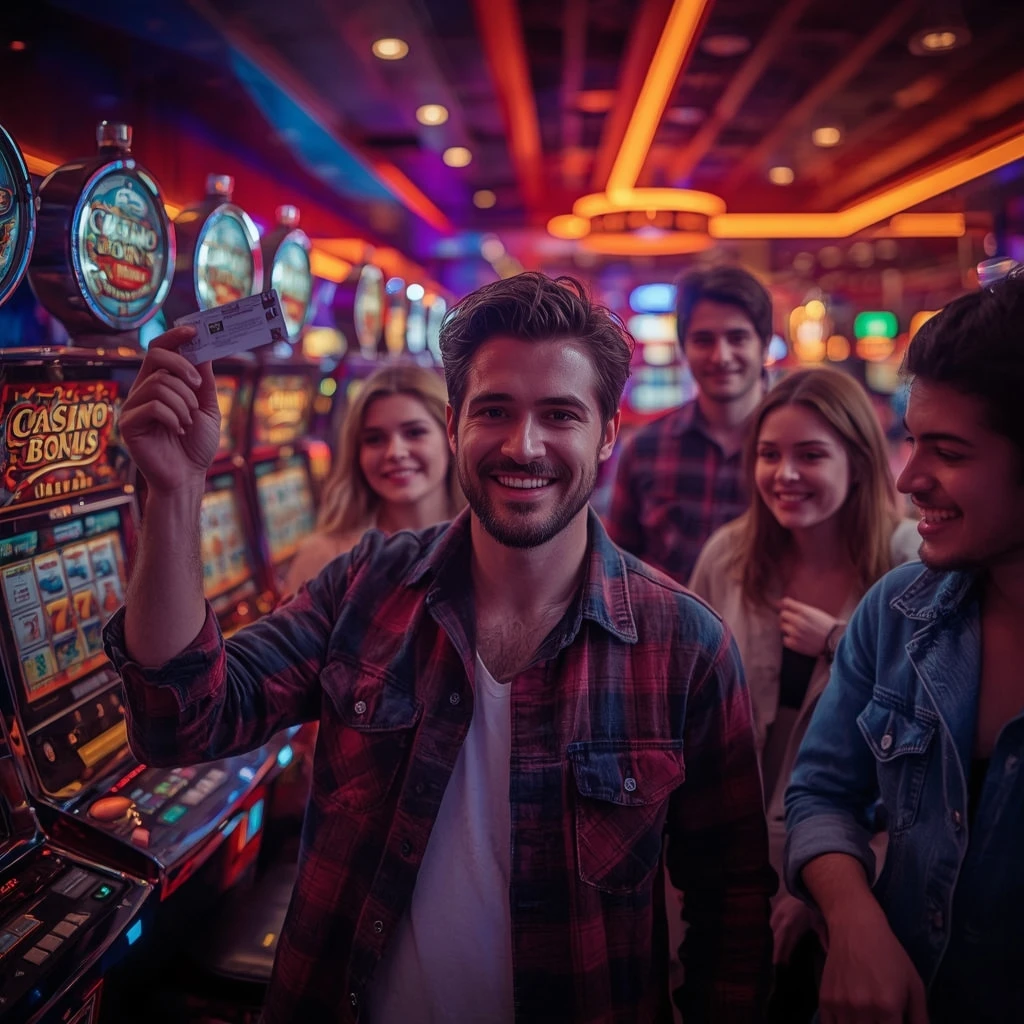 une personne avec un bonus de Spin Panda Casino